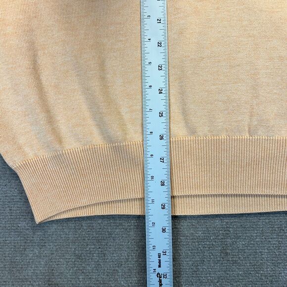 Peter Millar Sweater Vest Men XL V-Neck Silk Cashmere Blend Greensboro Golf Club - Picture 6 of 7